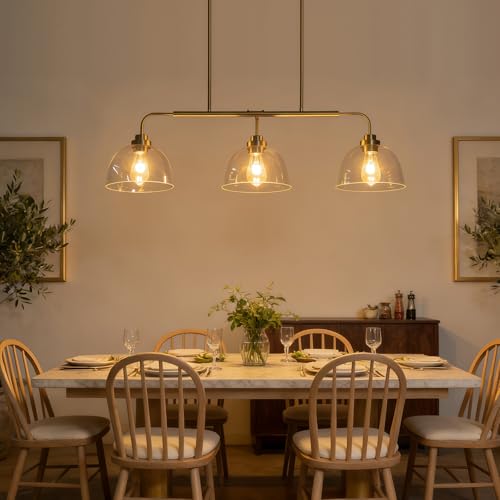 9.06" W Clear Rounded Glass Shade for Pendant Light (Clear / 9 in)