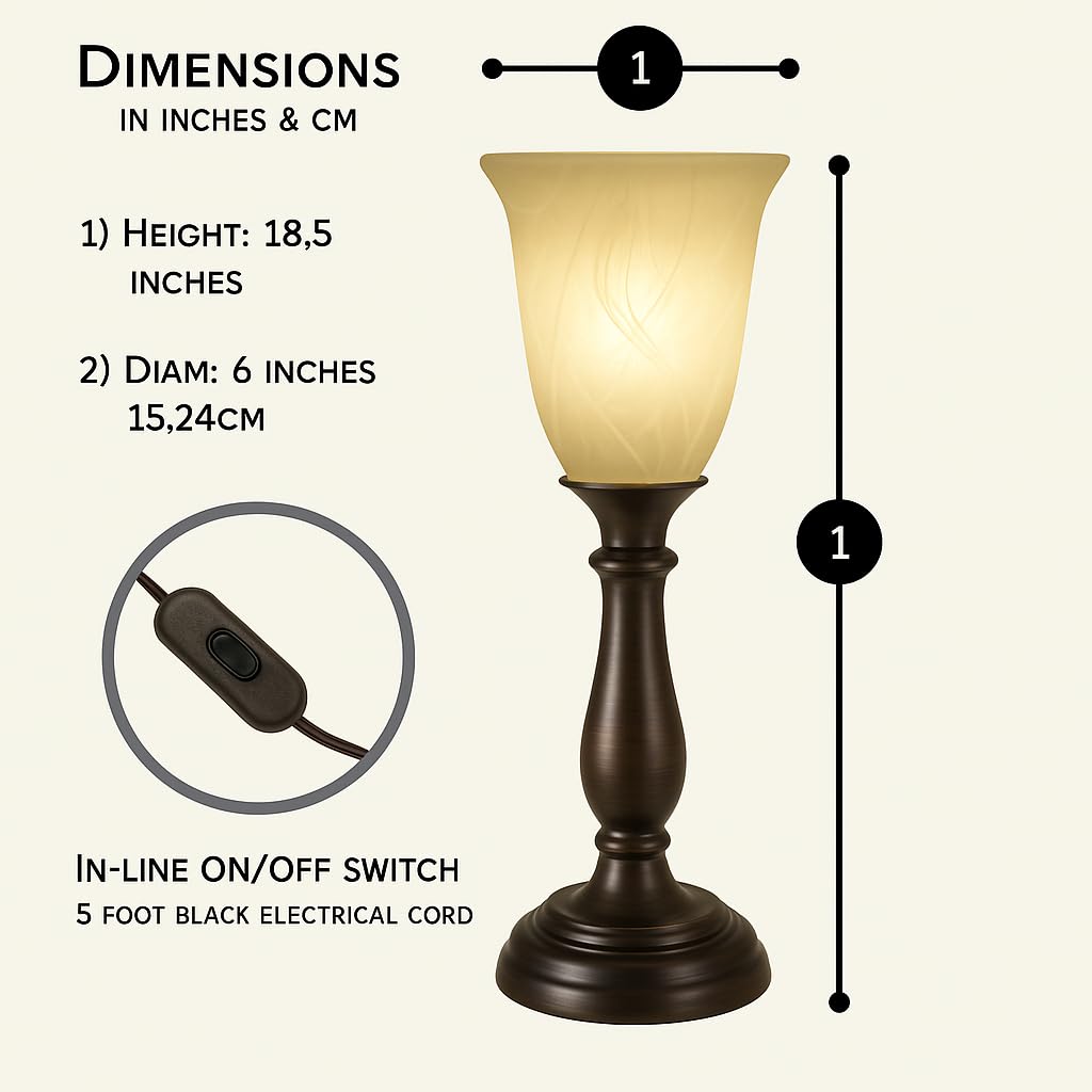Table Lamp Bronze (1 Pack - Table Lamp)