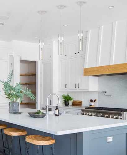 2 Pack Pendant Lights Kitchen Island (White / 2 Pack)