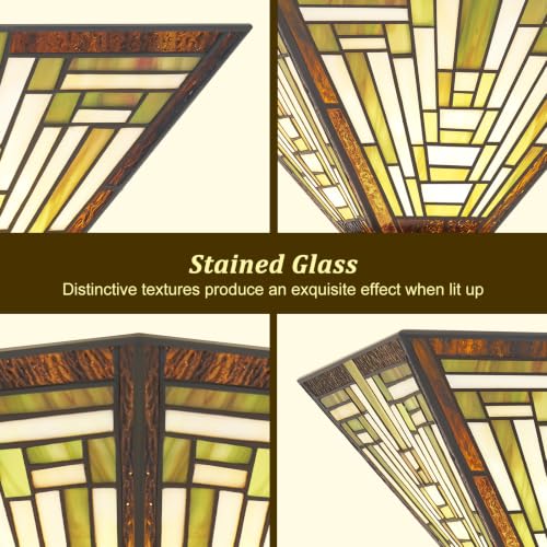 Tiffany Floor Lamp (Mission Geometric)