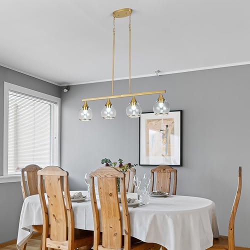 Island Light for Kitchen (Gold / 4-Light)