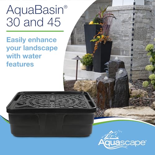 AquaBasin 45 Fountain and Water Feature Basin for Landscape and Garden (98 gallon)