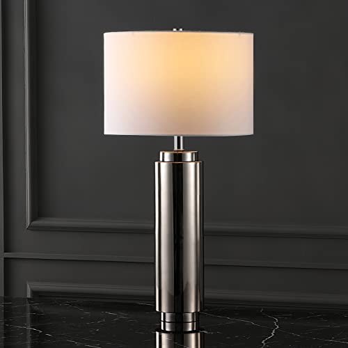 Couture Lighting Collection Terry Modern Metal Pillar Nickel (Nickel/White)