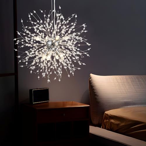 Modern Crystal Chandeliers Firework (Chrome / 8-Light (Semi-Flush Mount))