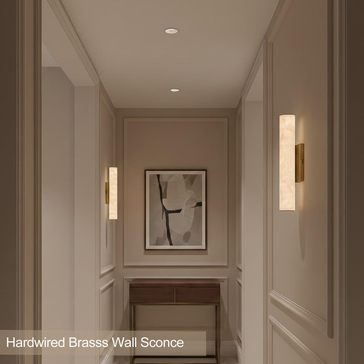 Alabaster Wall Sconce (Gold-20in-1pcs)