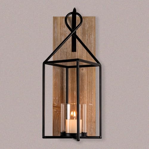 Wall Candle Sconces Set of 2 (Gray)