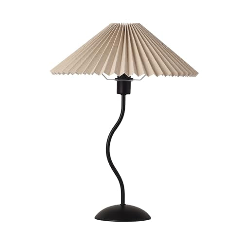 Small Pleated Table Lamp (Black)