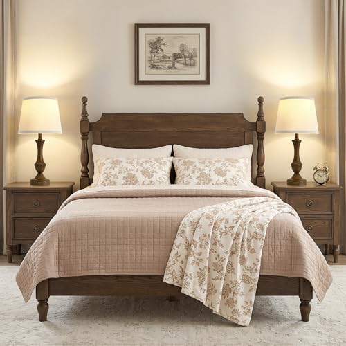 Table Lamp Set of 2 (Wood Grain / 19 in)