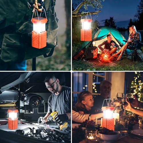 4 Pack Camping Lantern (Orange / 4 Pack)