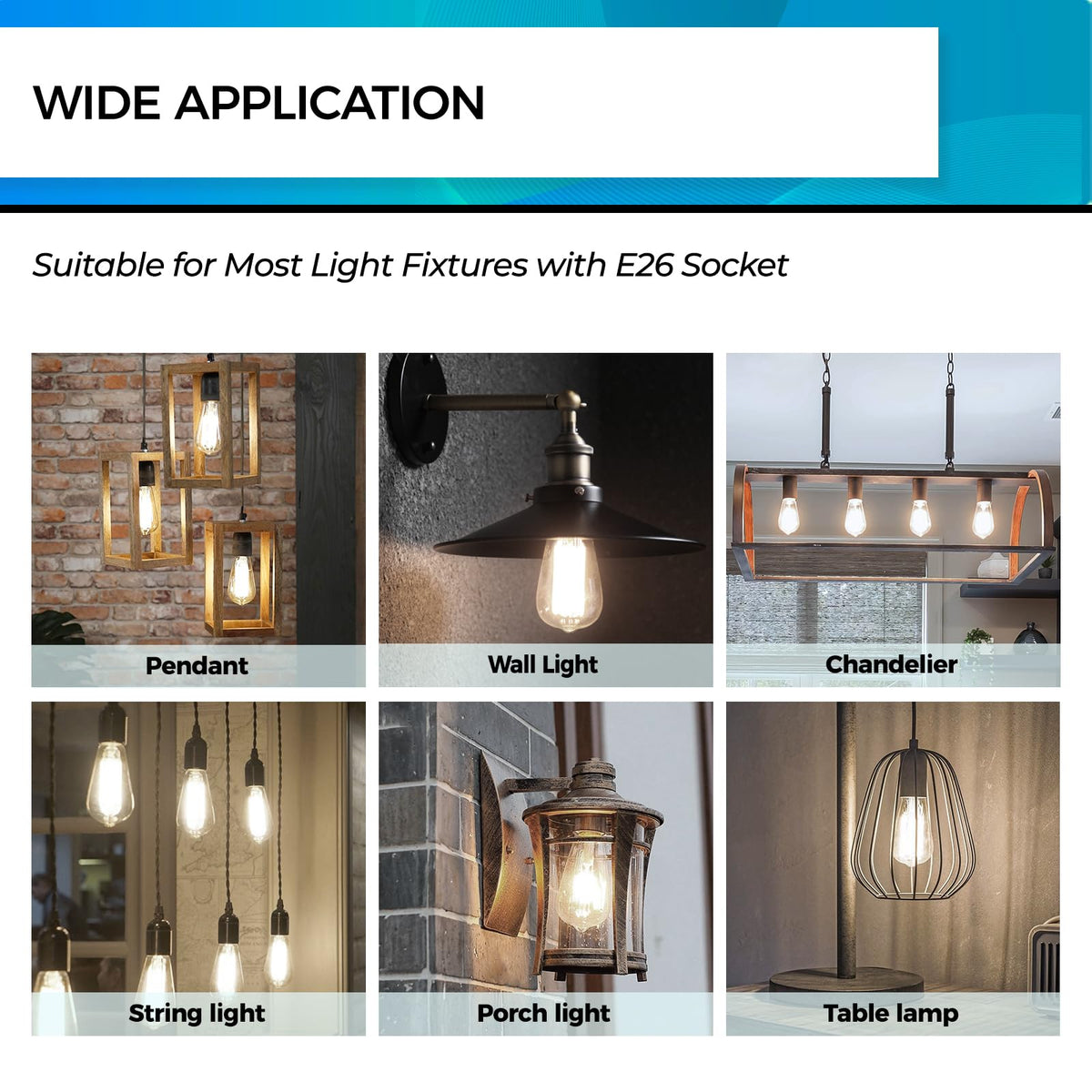 Edison Bulbs Dimmable (Neutral White)