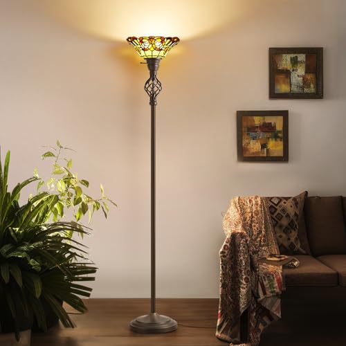 Torchiere Floor Lamp for Living Room (Multicolor)