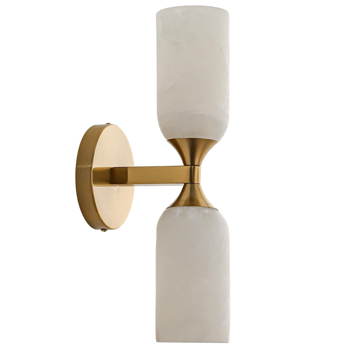 Alabaster Wall Sconces (Gold-14.2in-1 Pack)
