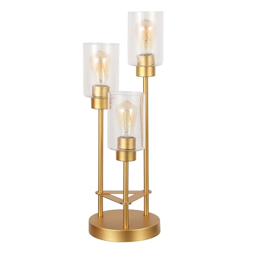 Axel 3 Light Candlestick Accent Table Lamp 20.5" (Gold Painting / 20.5")