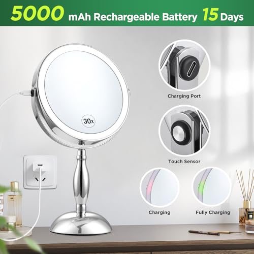30x Magnifying Mirror (Chrome)