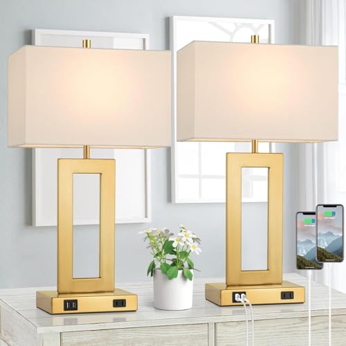 Modern Table Lamps Set of 2