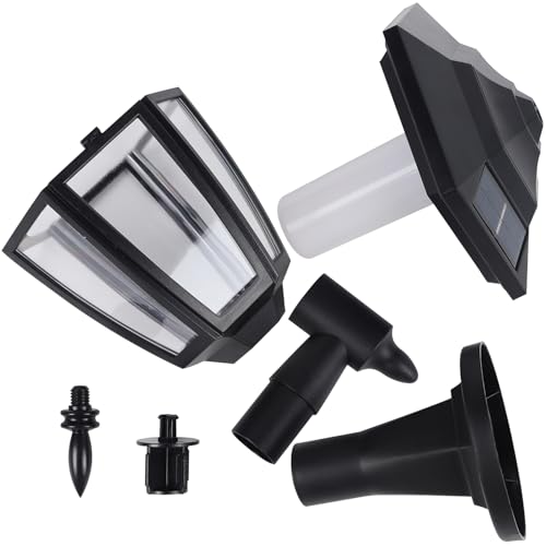 2 Pack Solar Flame Wall Lanterns Outdoor (Purple / 2 Pack)