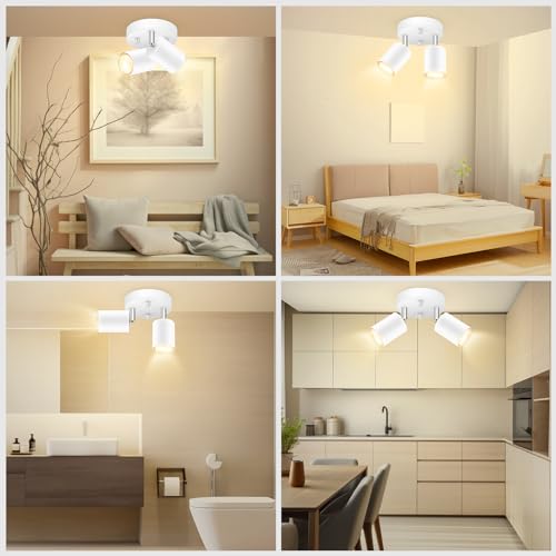 LED 2 Light Track Lighting Kit (2 Light-White)