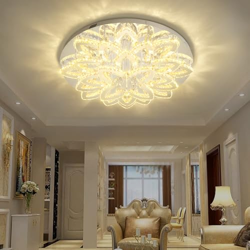 40" Crystal Chandeliers (Silver / Dia 40")