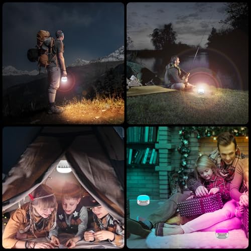 LED Camping Lantern Rechargeable 1400LM (Bright White)