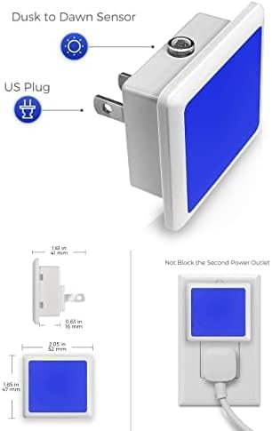 Night Light Night Lights Plug into Wall (Blue)