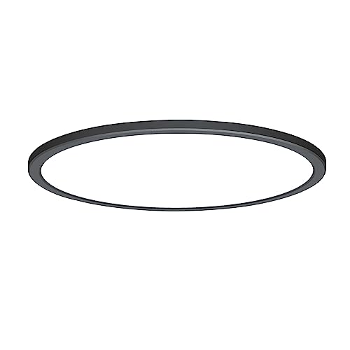 Dimmable LED Flush Mount Ceiling Light Fixture with Remote Control