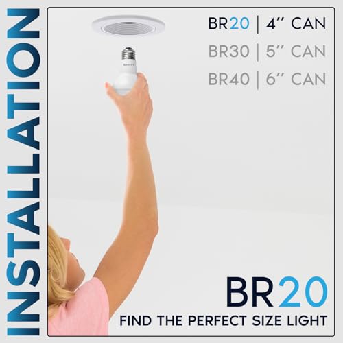 BR20 LED Light Bulb (1 Count (Pack of 1) / 6500k (Daylight))
