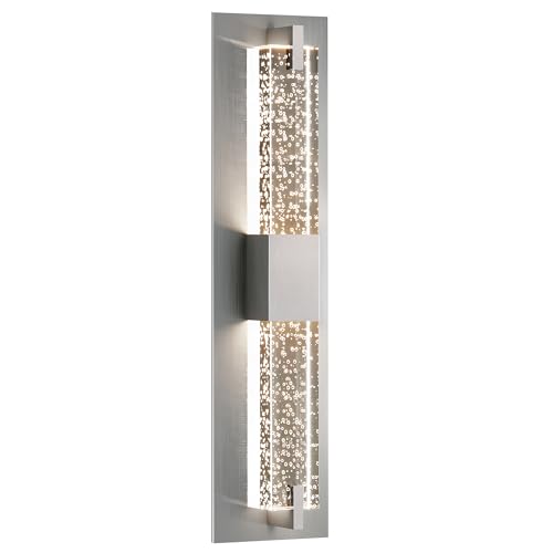 LED Wall Sconce Light (Nickel 19")