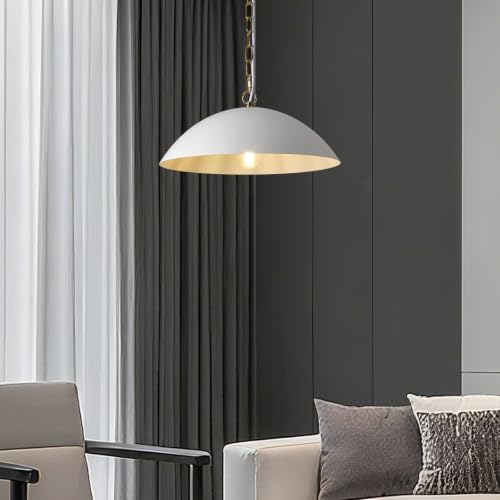 16" Pendant Lights Kitchen Island (White / 16"-2 Pack)