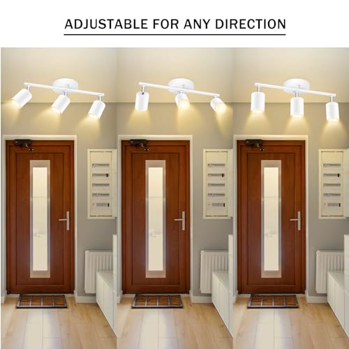 LED 3 Light Track Lighting Kit (3 Light-white)
