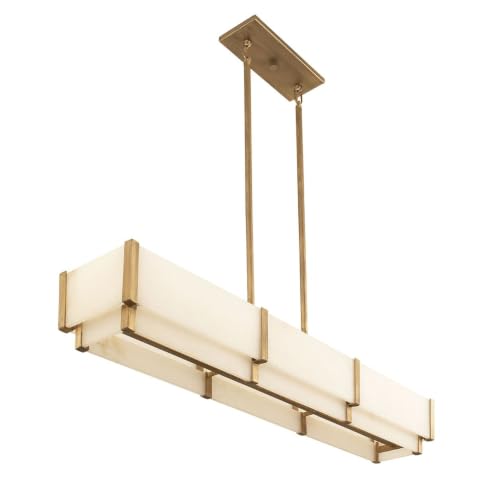 1-2330-5-60 Orleans 5-Light Island in Distressed Gold (44" Long / Distressed Gold)