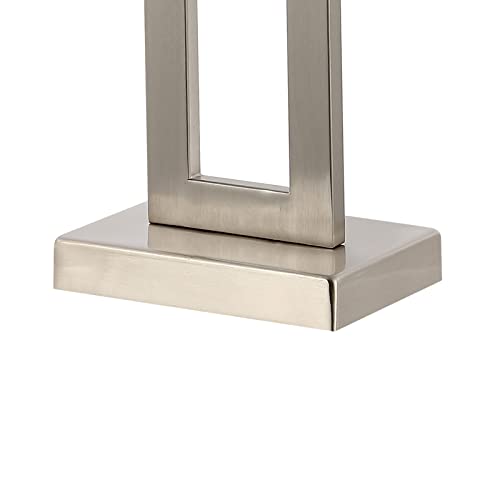 Sabrina 28.5" Metal USB Industrial Lamp (Nickel)