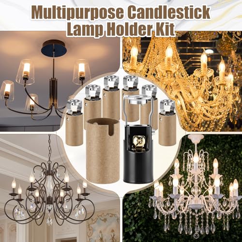30 Sets E12 Candelabra Base Socket Kit