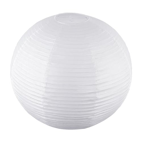 White Round Paper Lanterns