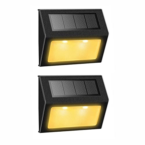 Solar Lights for Steps Decks Pathway Yard Stairs Fences