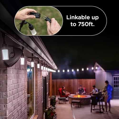 Modern Outdoor String Lights (Modern / 24ft)