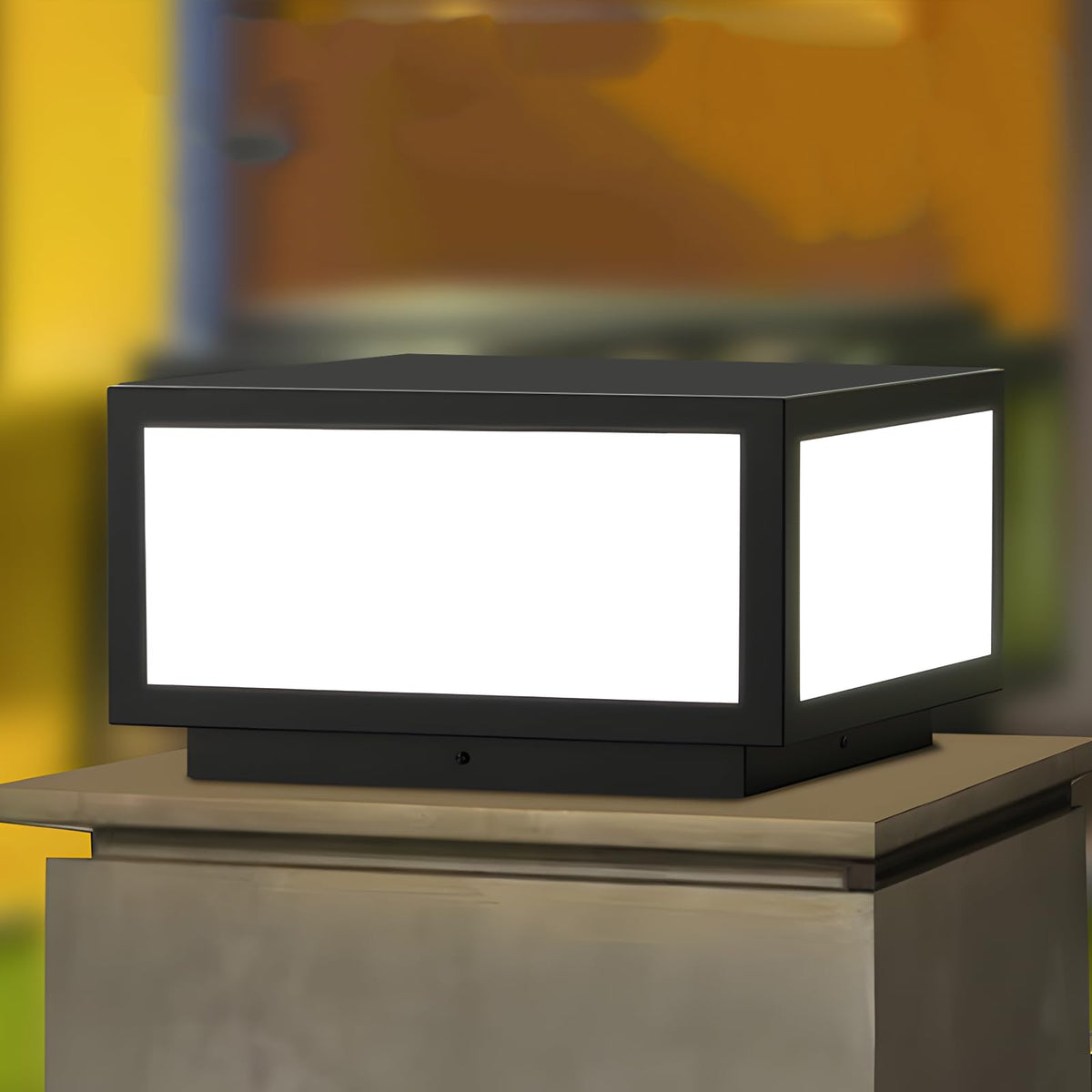 Outdoor Solar Post Lights 16X16 in (Solar / 16 X 16 Inch)