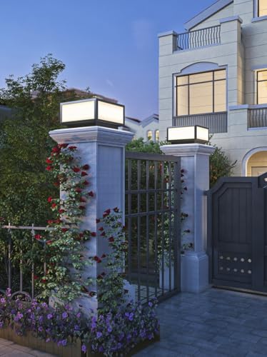 Outdoor Modern Stainless Steel Post Light (W11.8"*H6.5" 110V)