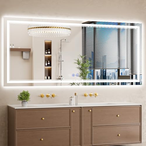36"x72" LED Bathroom Mirror with Lights (36"L x 72"W)