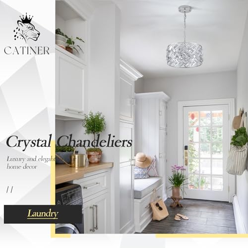 12" Chrome Crystal Chandelier (Small Chrome)