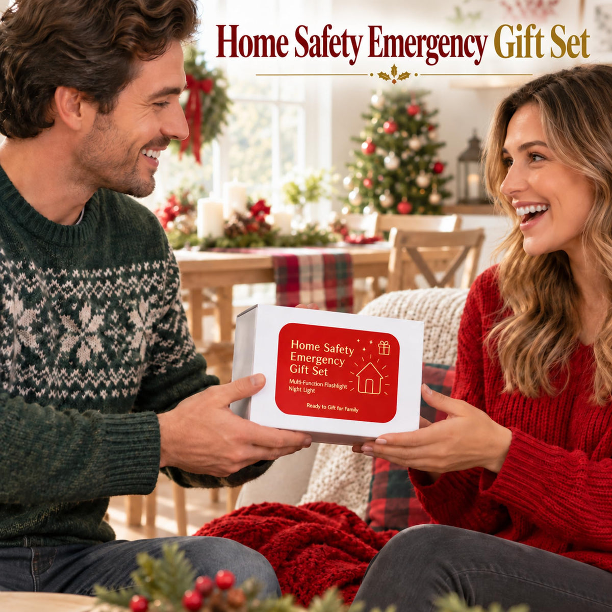 2 Pack 4 in 1 Home Emergency Power Failure Night Lights (Warm White)