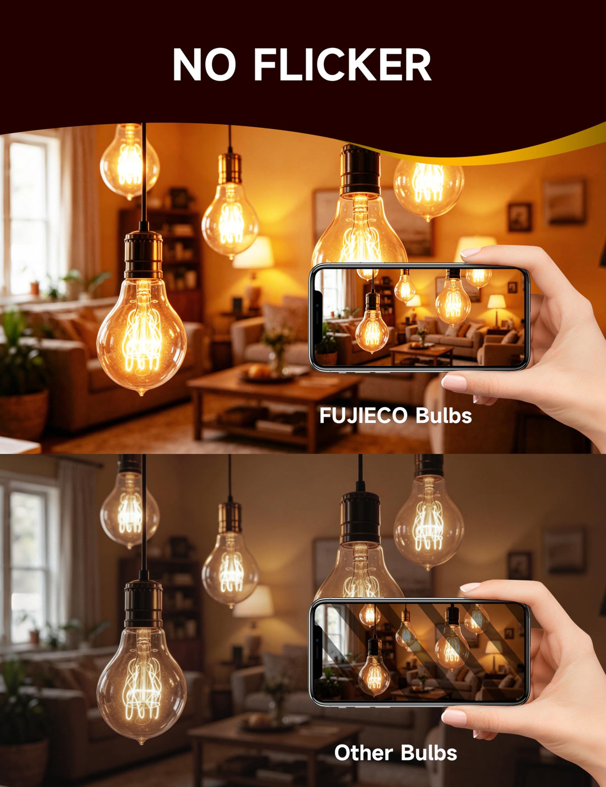 Incandescent Light Bulbs 60 Watt 2700K A19 E26