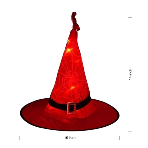 Halloween Witch Hat Lights Decorations Outdoor