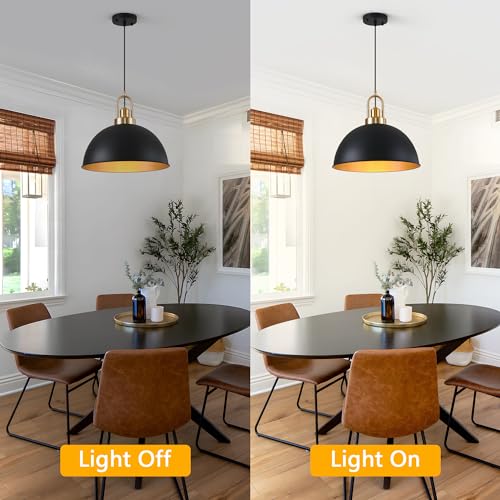 15.74" Industrial Black Large Pendant Light (1 Pack 15.74 inches / Black)