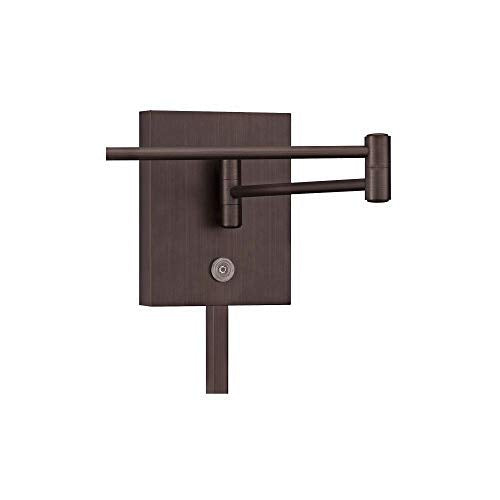 P4308 647 George's Reading Room LED Swing Arm Wall Lamp (Copper Bronze Patina)