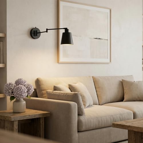 OSYNNIQ Wall Sconce Light with Adjustable Swing Arm for Bedside Reading (STYLE 1)