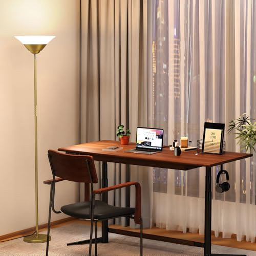 Torchiere Floor Lamp (Gold)