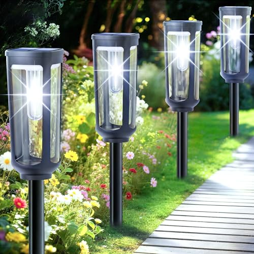 Solar Pathway Lights Outdoor Waterproof