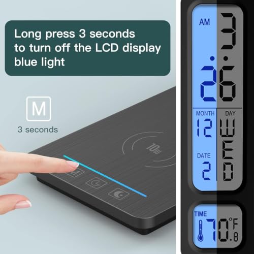 Desk Lamp with USB Charging Port (Black)