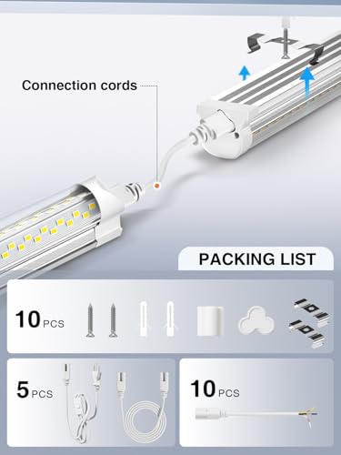 6 Pack 50w 4ft Led Shop Light (4FT-6PACK)