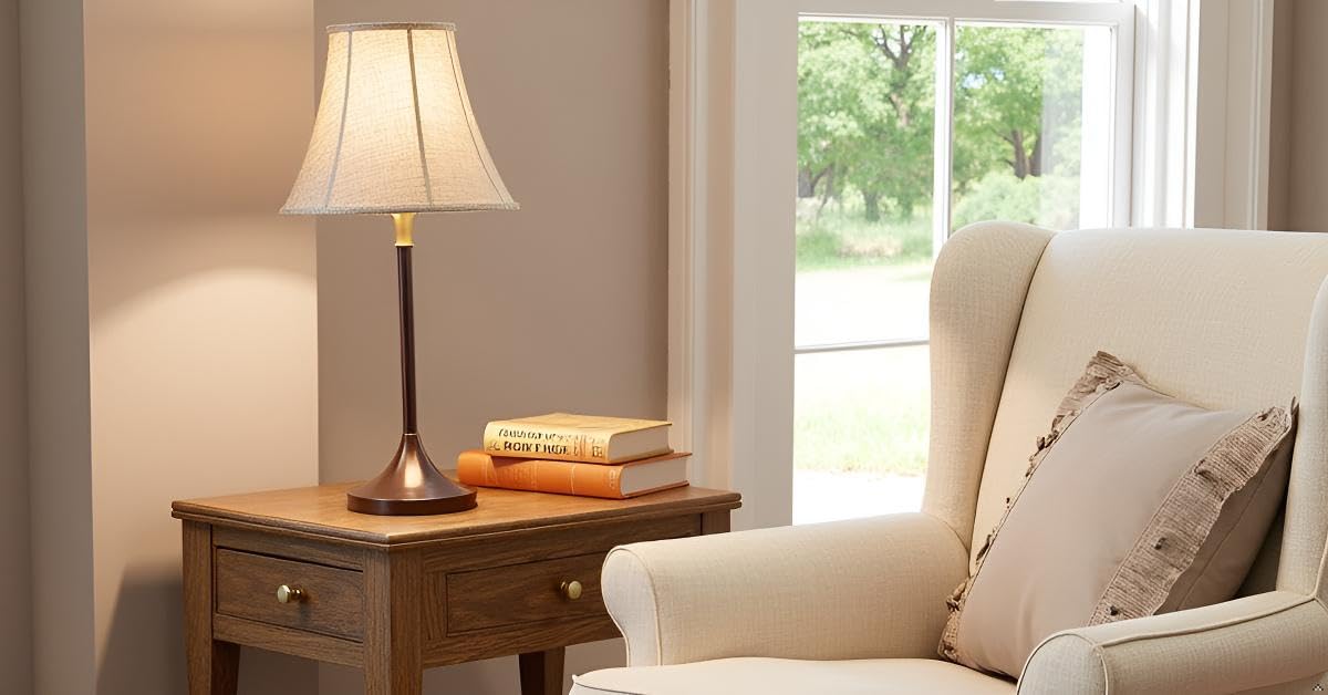 38001A Collapsible Traditional Handsewn Bell Shape Spider Construction Lamp Shade in Wheat (9" Top x 18" Bottom x 13" Slant)
